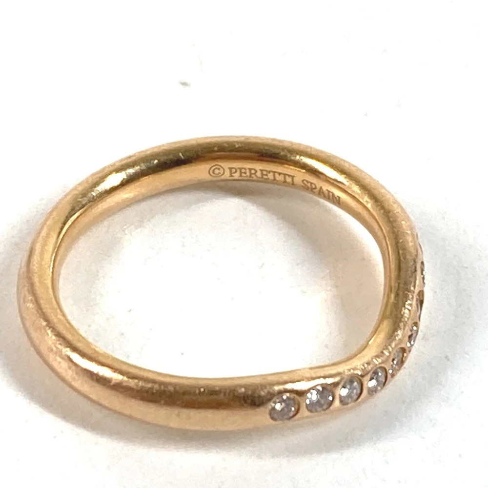 TIFFANY 18k Gold Diamond Ring - Picture 6 of 8